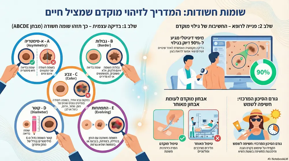 שומות חשודות אינפוגרפיקה